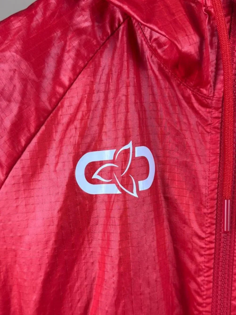 Nike CJSAA 2017 Red Black Hooded Windbreaker Jacket Women’s Size Small - Picture 3 of 14
